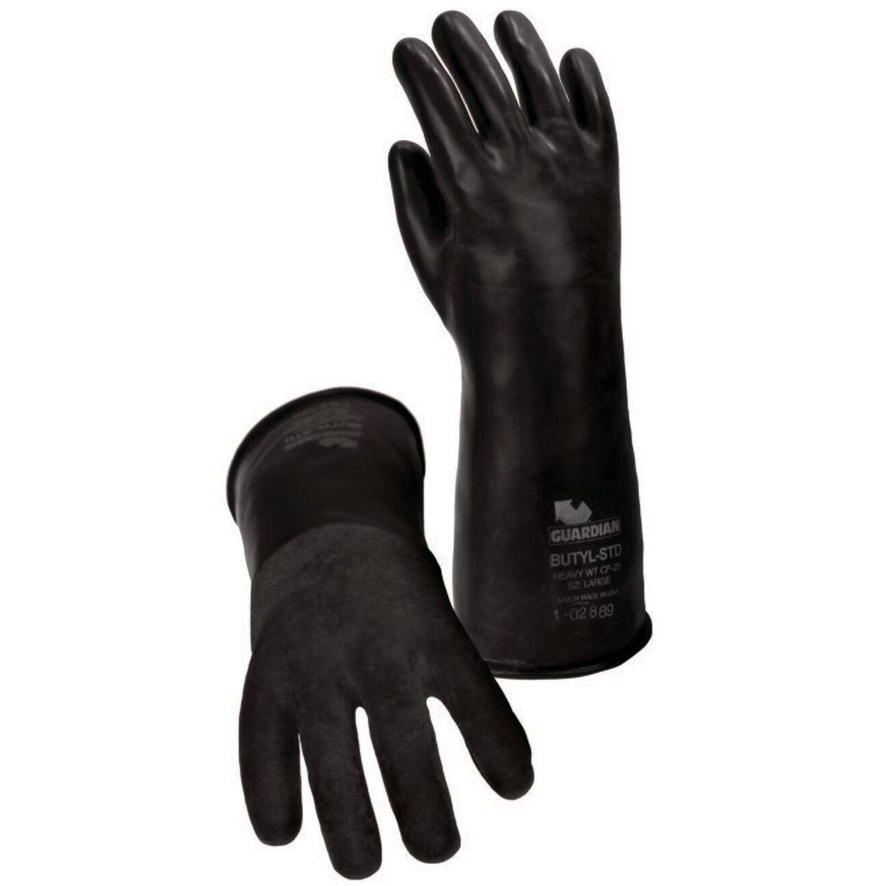 Guardian™ CP-5, Chemical Resistant Smooth Finish 5 mil Butyl Gloves